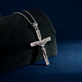 Wholesale Pendant Jewelry Rhodium Plated Plain Silver Cross God Retro Pendant 925 Sterling Silver Fine Jewelry Pendant