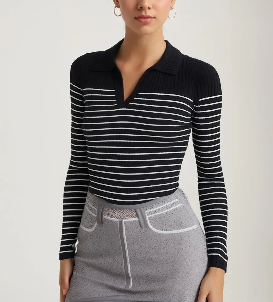 Hot Selling New Style Women's Knitted Jumper Custom V-Neck Winter Casual Clothing Long Sweaters