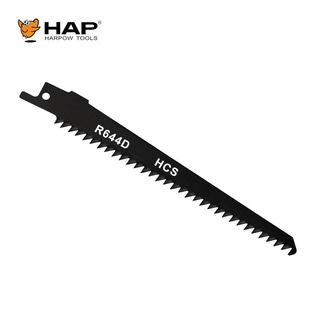 1-PC R644D Wood Pruning Cutting 6-Inch Sabre Saw Blade 6TPI HCS Reciprocating Saw Blade Ready to Ship