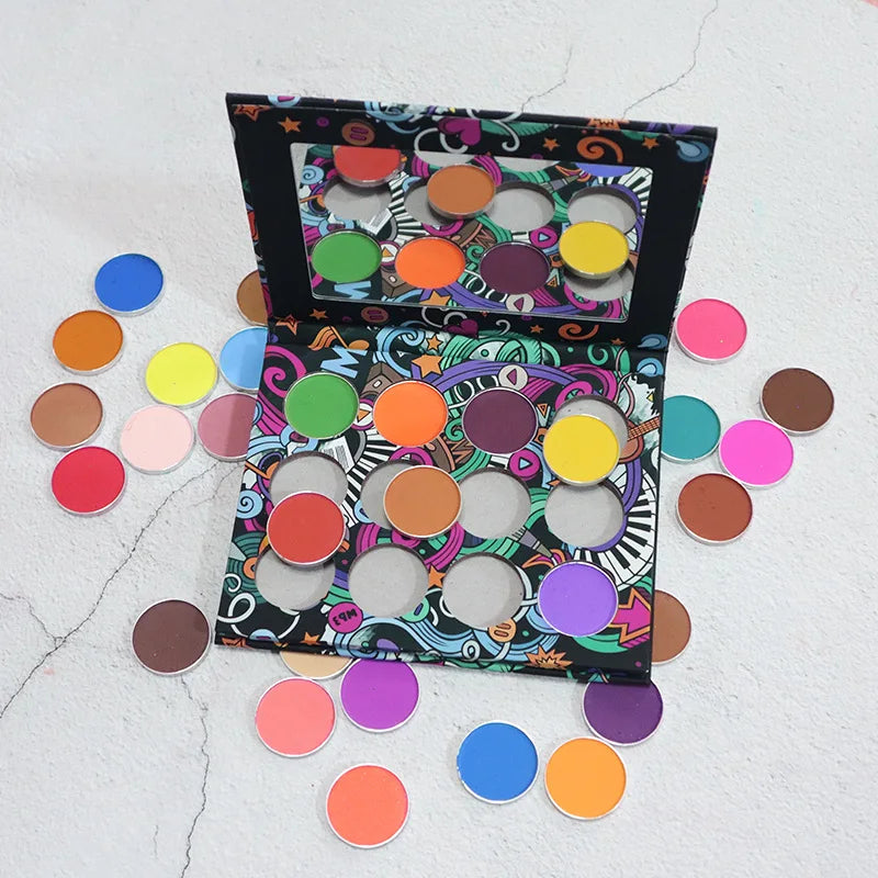 Wholesale 12 Color Shadow Palette for Fashion Lady Beauty Eyes Makeup Maquillaje Premade Eyeshadow Palette High Pigmented Vegan