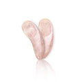 Natural Rose Quartz Facial Mask Spatula Small Spoon Massage Eye Cream Sick for Skin Care Tool Pink Scraping Massage Gua Sha