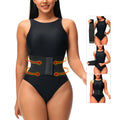 Women's New Trending 2-in-1 Compression Bodysuit Breathable Tummy Control and Waist Sculpting Slimming Corset 2 Piece MOQ