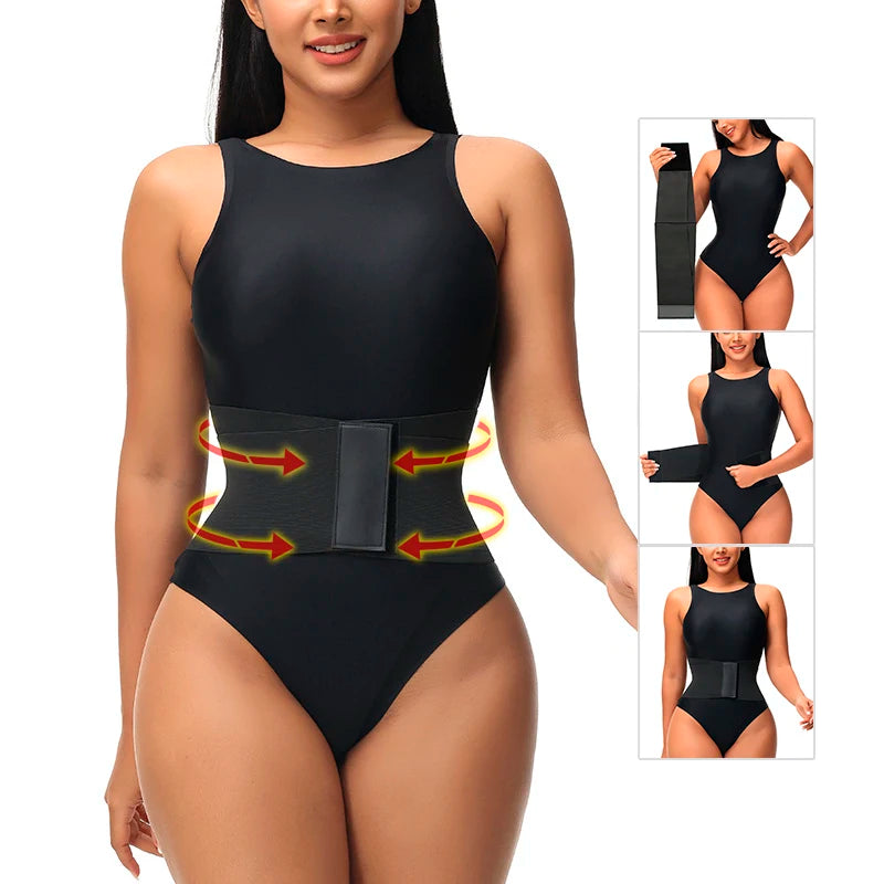 Women's New Trending 2-in-1 Compression Bodysuit Breathable Tummy Control and Waist Sculpting Slimming Corset 2 Piece MOQ