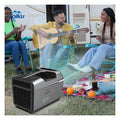 High COP 1.93 Mobile Tent Portable Air Conditioner Rapid Cooling with LED Light Electric Power Source for Cars and Campers