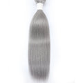 Grey Color Peruvian Hair Straight Bundles Weave Human Hair Extension Virgin Remy Cuticle Aligned Hair Extensions Wholesale Price