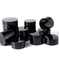 Wholesale Food Grade PET Plastic Jars with Black Screw Cap 50ml to 300ml Sizes for Skin Care
