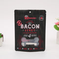 Custom Print Ziplock Plastic Zipper Window 150G 2Oz Red Black Beef Jerky Pouch MegaBDM