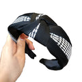 Designer Houndstooth Adult Fashion Hair Hoop Simple Temperament Korean Style Popular Wash Headband