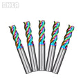BKEA HRC55 Carbide U-Type 3-Flute/4 Flutes CNC Milling Cutter with AlTin & Tin Coating for Aluminum Engraving Tools ODM OEM