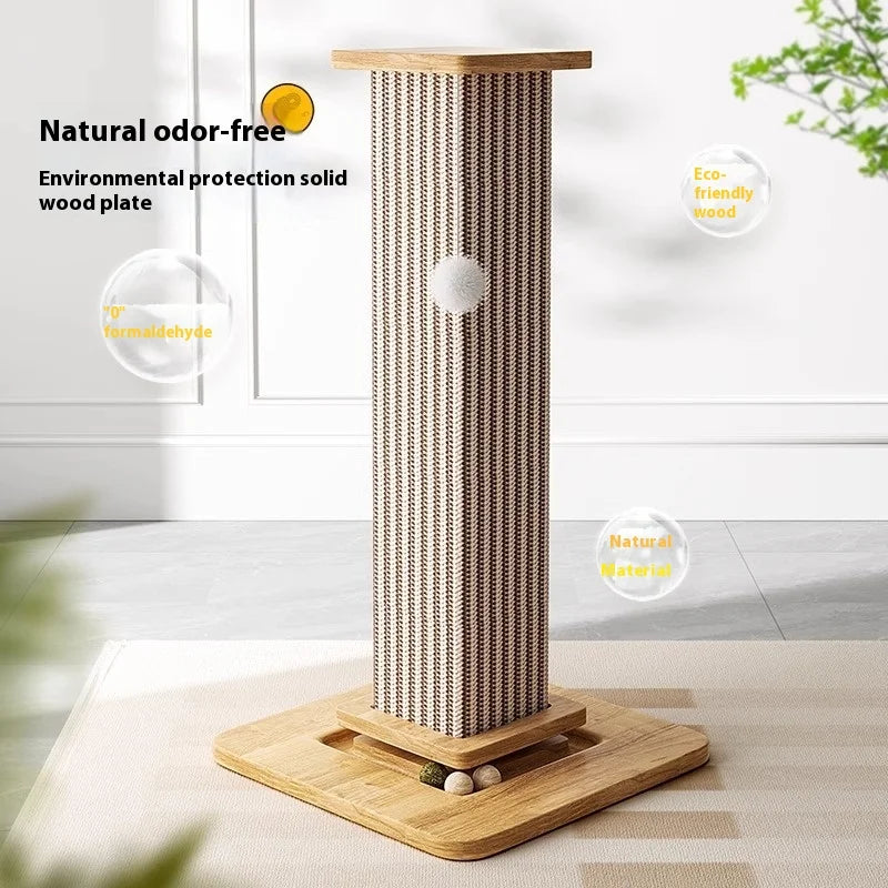 Large Modern Roman Column Cat Climbing Frame Sisal Grasping Board No Dumping Self-Relief Xiao Mao Vertical Climbing Frame Carton