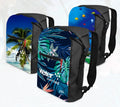 Digital Printing 500D PVC Tarpaulin 25L Dry Sack Bag Kayaking Boating Hiking Camping Beach Roll Top Waterproof Backpack