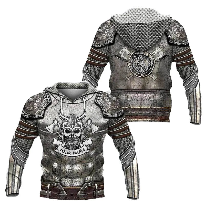 Custom Norway Norse Viking Sweater WJH32 Men's Traditional Style Hoodie Streetwear 100% Cotton Promotional Pullover Sweatshirt