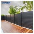 Hot Selling 8ft Tall Privacy Fence Custom Designed Aluminium Alloy Security Anti-Climb Garden Fence 3D Modelling Available