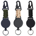 24Inch Steel Retractable Cord Heavy Duty Portable Plastic Keychain Badge Reel ID Badge Holder & Accessories