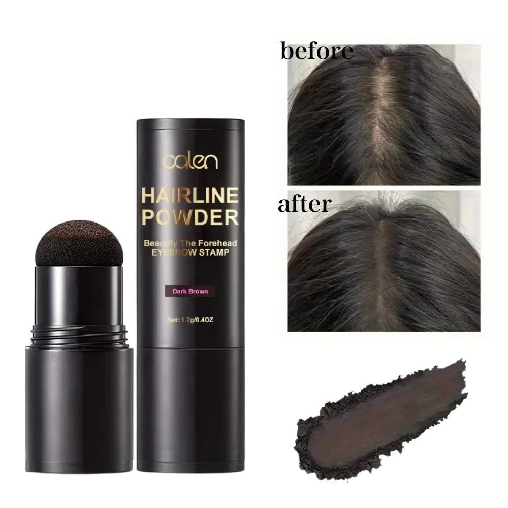 Private Label Herbal Hair Retouch Concealer Powder with Vegan Formula Sulfate-Free for Forehead & Eyebrow Matte Finish