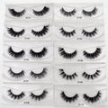 New Design Custom Eyelash Packing Set 3d Mink False Eye Lashes Own Brand 15mm Wholesale Handmade Mink Eyelashes