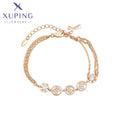 S00147797 XupingJewelry Exquisite Fashion Exquisite 18k Gold Diamond Jewelry Bracelet Valentine's Day Gift Women Bracelet