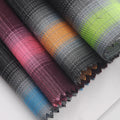 Wholesale Ready Stock New Stylish Woven Plaid Yarn Dyed Twill Fabric 100% Polyester Fabrics for Garment