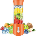 500ml Portable Mini Blender USB Rechargeable Personal Size Cup 17 Oz Plastic Stainless Steel for Shakes Smoothies 48 Ingredients