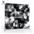 Tian Lang Custom Portable Trade Show Equipment Tension Fabric Curve Booth with Effective Display Pillow Case Backdrop Stand