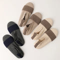 Simple and Fashionable Dry Cleaning Warm Soft Non-slip Cashmere Pigskin Bottom Home Shoes Cashmere Slipper