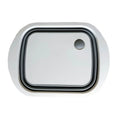 LFGB 2-in-1 Dishwasher Safe Vegetables Silicone PP Plastic Folding Kitchen Tool Home Kitchen Drain Basket