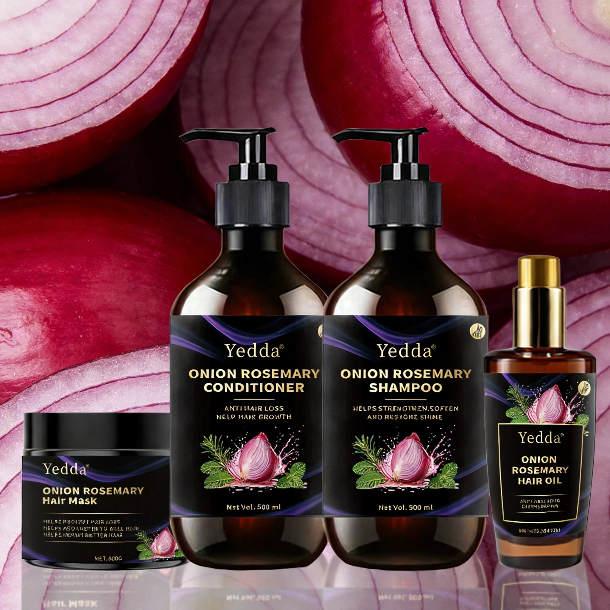 OEM ODM Private Label Hair Care Anti-Damage Organic Natural Hair Growth Moisturizing 2-in-1 Hair-Repairing Onion Oil Cream