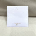 Wholesale 400gsm Luxury Earring Display Card Cardboard for Earring Necklace Jewelry Packaging