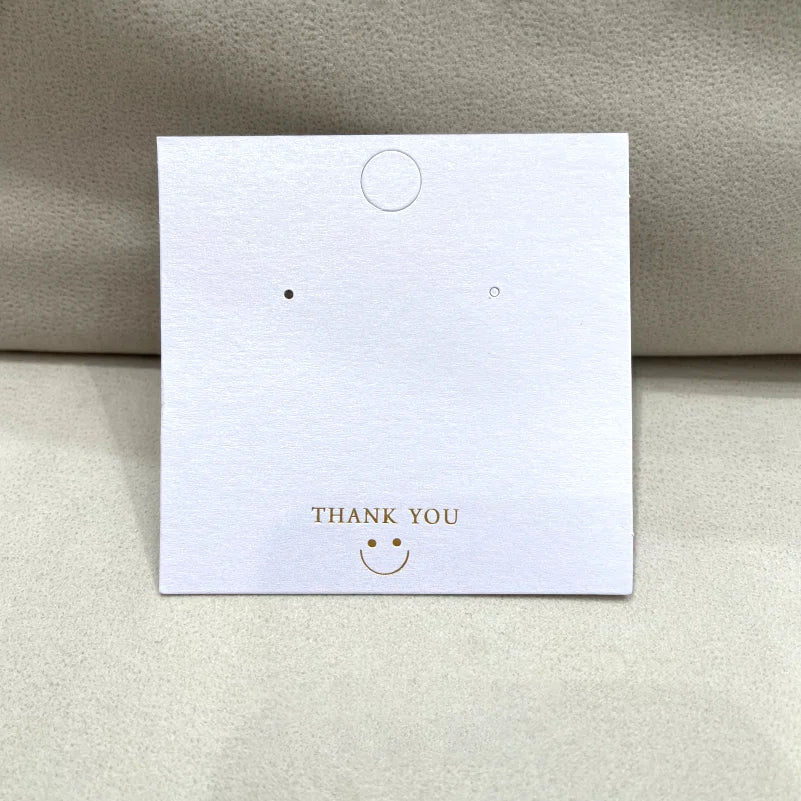 Wholesale 400gsm Luxury Earring Display Card Cardboard for Earring Necklace Jewelry Packaging