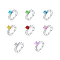 In Stock Engagement Promise Wedding Women Rings Customized Sparkling Rings 925 Sterling Silver Jewelry Non Tarnish Fade