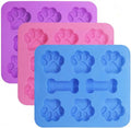DIY Cake Decorating Baking Molds Cat Feet and Bone Shape  Silicone Soap Chocolate Jelly Candy Mold