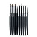 10Style Nail Art Brush Pen Pointing Drawing Line Builder Design Nail Polish UV Gel Tips Decoration Manicure