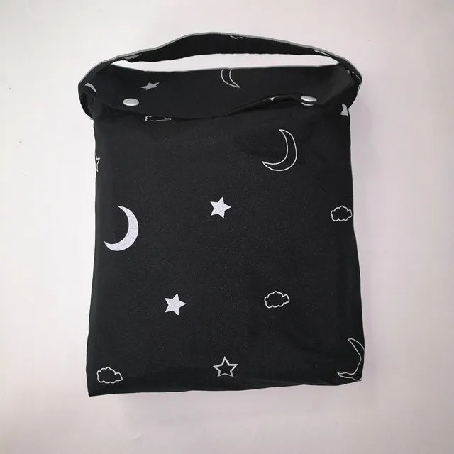 Kid Moon Star 100% Polyester Printed Temporary Blind Portable Blackout Window Curtain Suction Cup Travel Window Cover Modern
