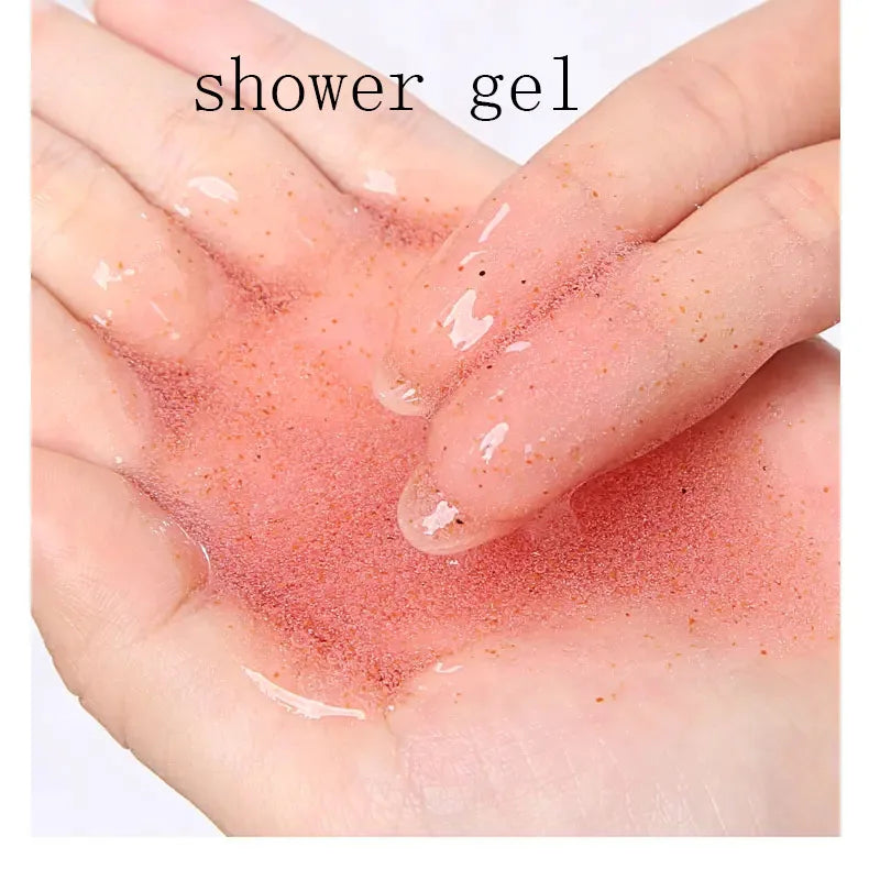 Private Label Factory Price Shower Gel 300ml Volume Natural Lemon Scent Include Cleansing Whitening Moisturizing Bubble Gel