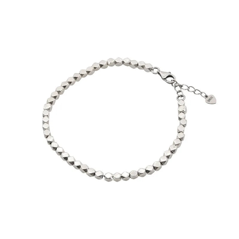South Korea's 925 Silver Design Bracelet Female Ins Niche Design Simple Cold Wind Temperament Fashion Jewelry