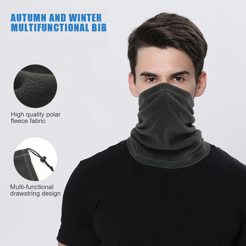 Manufacturer Winter Neck Warmer Fleece Scarves Multi-functional Cycling Sports Outdoor Windproof Neck Scarf