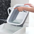 2024 New Collapsible TPR Multi-function Cleaning BucketMulti-function Pet Bathing Folding Bucket Small Size