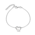Heart Bracelet for Women 925 Sterling Silver Bangle Bracelets Natural Freshwater Pearl Jewelry Charm Link Bracelets