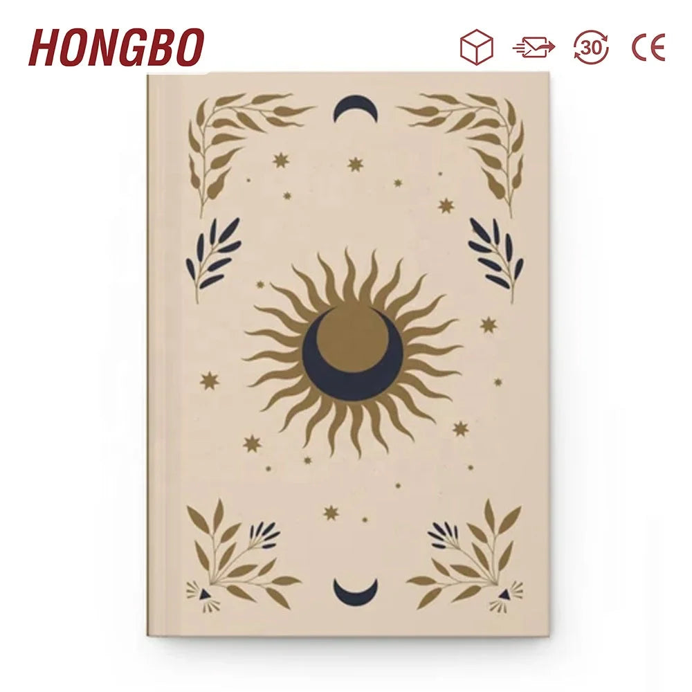 Wholesale Sun Mood Stars Vintage Hardcover Journal As Travel Notebook