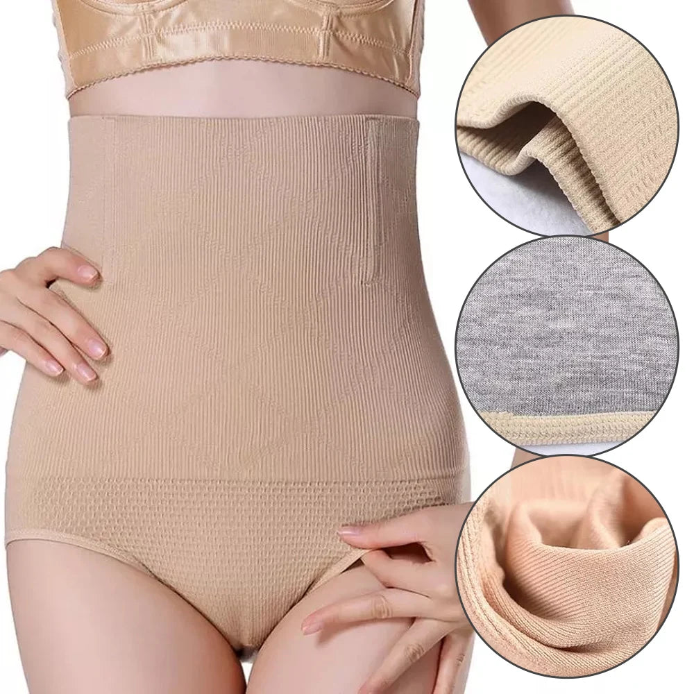 High Quality Seamless High Waist Underwear Slimming Panties Tummy Control Shaperwear Slimming Body  Polyester Women Panties