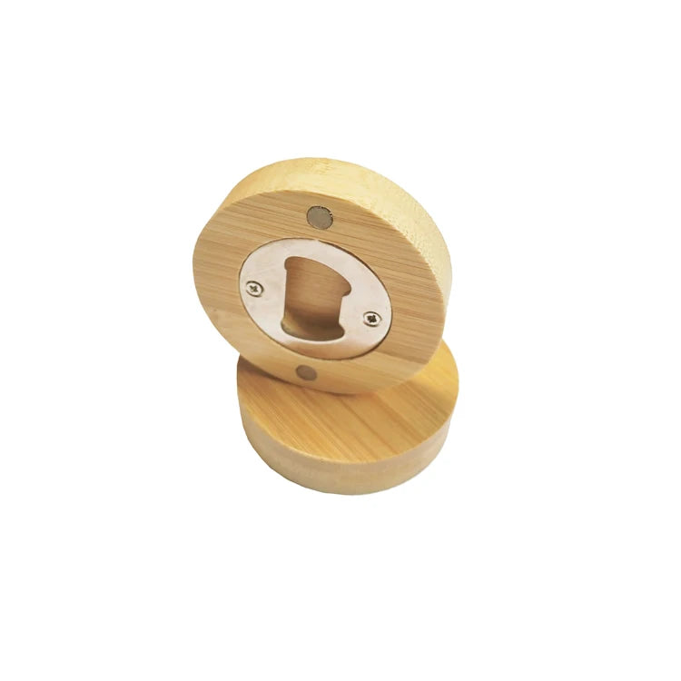 Bamboo Shape Magnetic Fridge Magnet Decorative Refrigerator Wine Foil Cutter Tool Corkscrew Opener for Beer Bottle for Kitchen