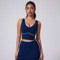 BNICE Women Shorts Set Gym Wear Tennis Skirt Custom Athletic Skirts Sports Clothes Contrast Colors Sleeveless Vest for Fitness