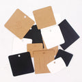 Jewelry Packing Cards Handmade Kraft Paper Cards Necklace Bracelet Rings Headwear Earrings Display Tags
