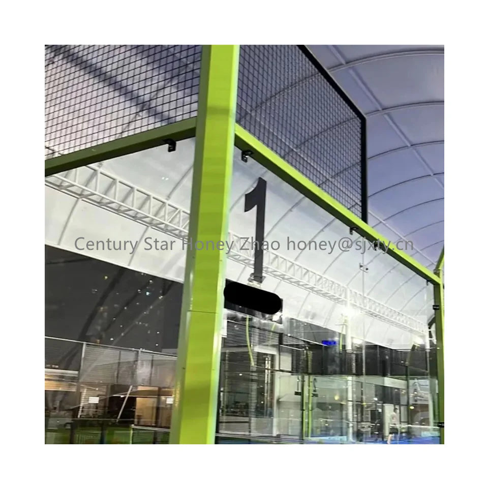 10m*20m Padel Court Artificial Grass for Paddle Field with Fence and Lighting