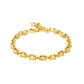 New Arrival Stainless Steel Gold 5MM Coffee Beans Link Chain Bracelet for Women Fashion Jewelry