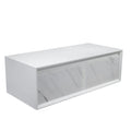 Italian Modern Design Wall-Hung Bathroom Basin Sink with Solid Adulticial Stone Cabinet for Hotel Use