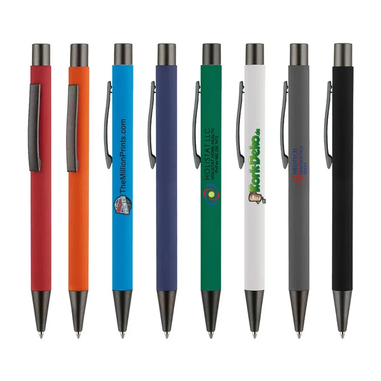 BKS Luxury Metal Ballpoint Pen 1.0mm Custom Logo Novelty Promotional Gift Advertising Pen Smooth Writing Black Ink