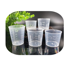 10ml15ml20ml30ml Plastic Measuring Cup Measuring Cylinder pp with Scale Medicine Cup Laboratory Tool