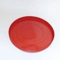 Hot Selling Red Non-slip Round Plate Chicken Feeder 60cm for Poultry Farm Equipment