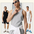 High Quality Men's Sports Tank Top  Fitness Wear Men Eco Friendly Heavyweight Cotton Muscle Sleeveless Running Sports Tanks